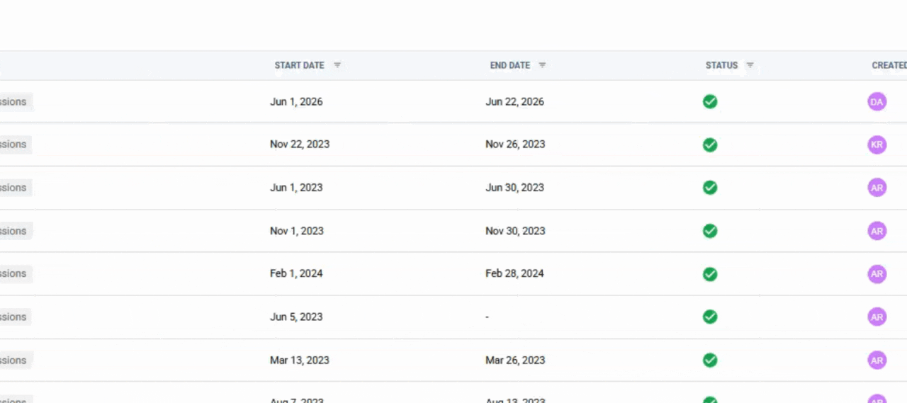 New event plotted on the calendar timeline alongside existing events